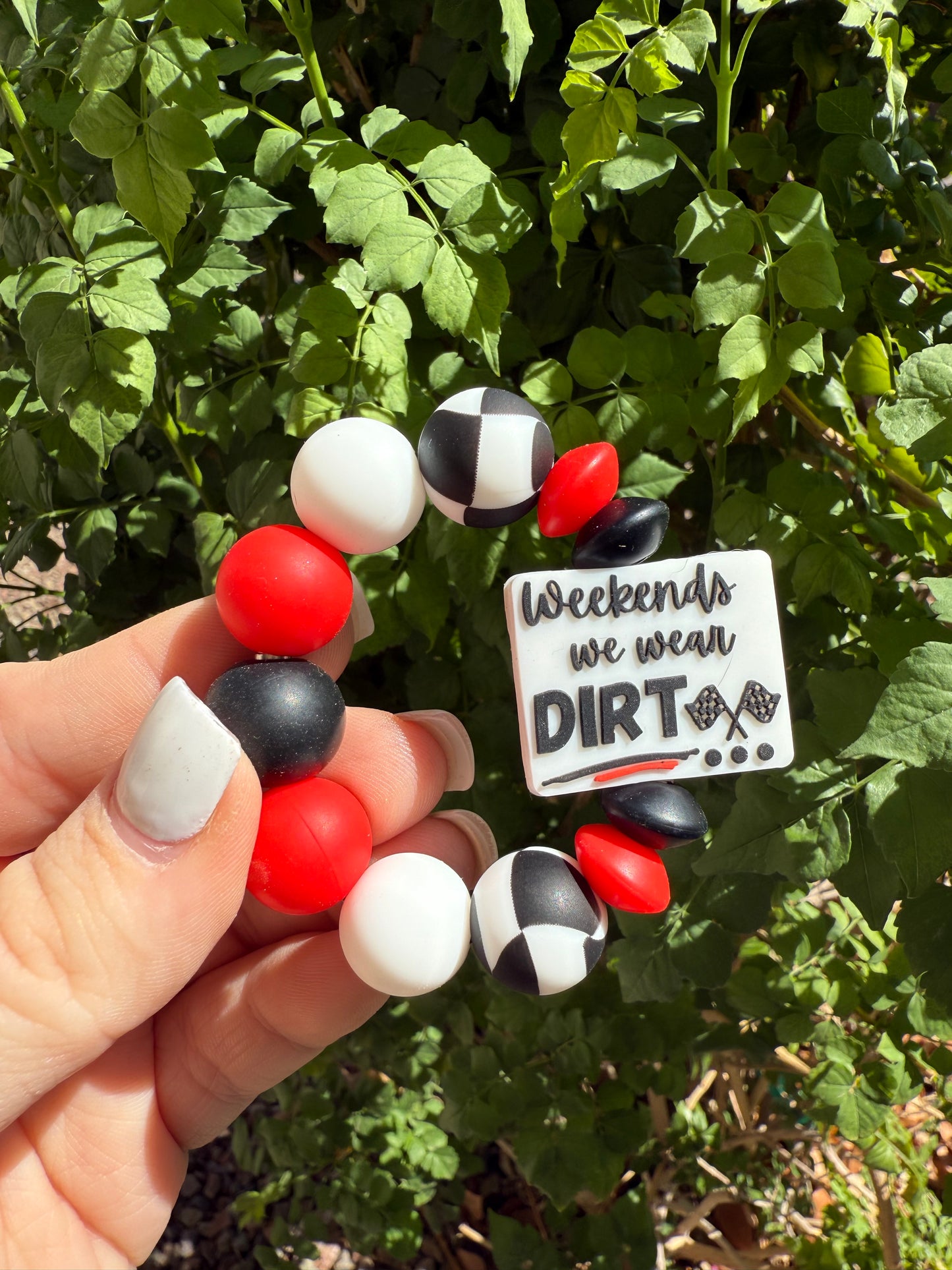 Weekends We Wear Dirt - Cup Charm