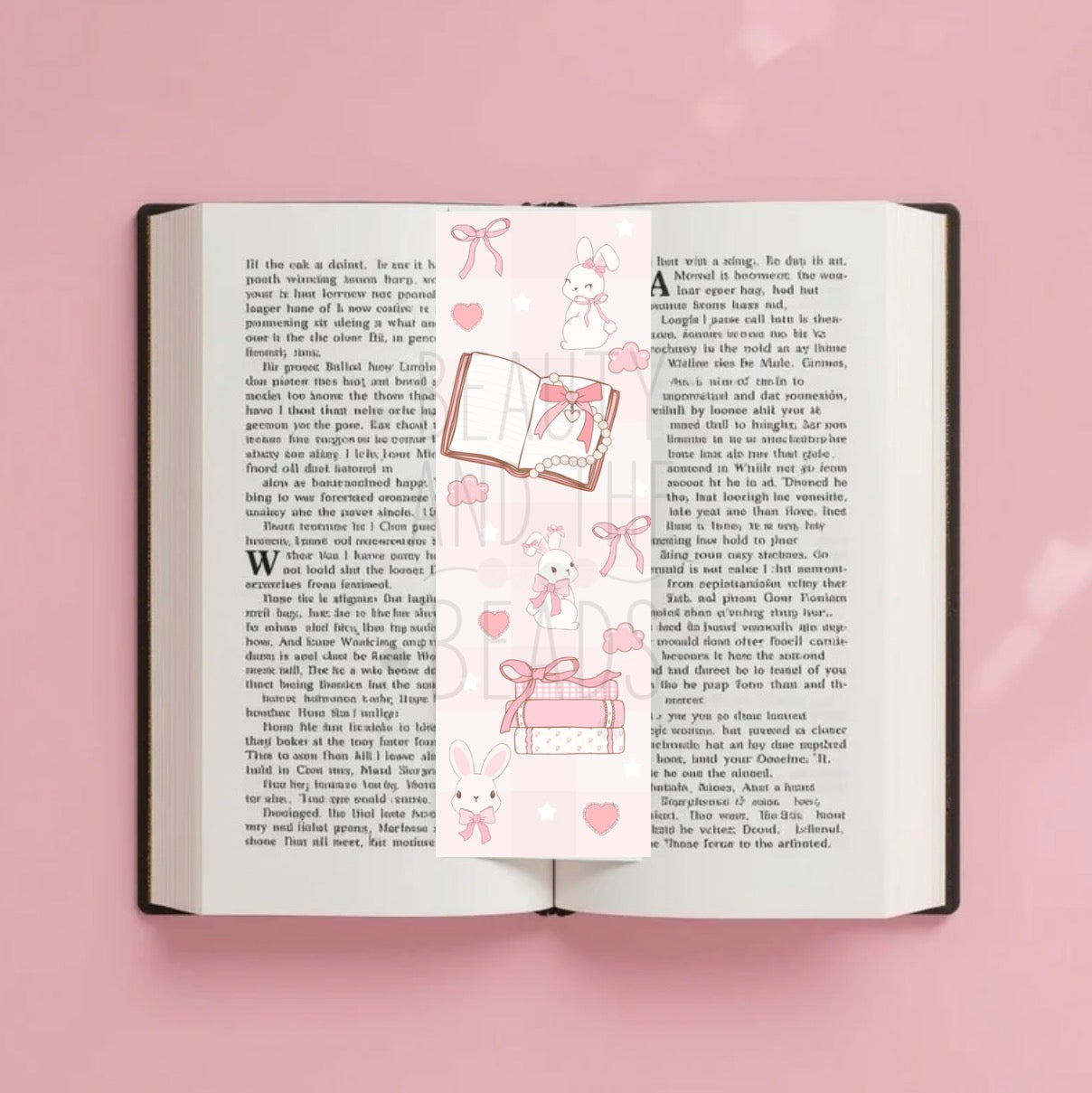 Bunny Bow - Bookmark