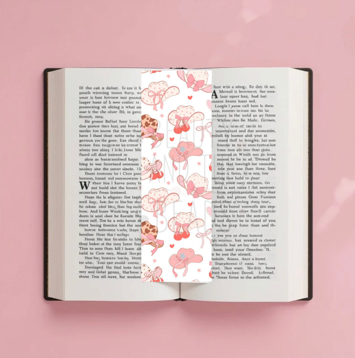 Cowboy Hat Bows - Bookmark