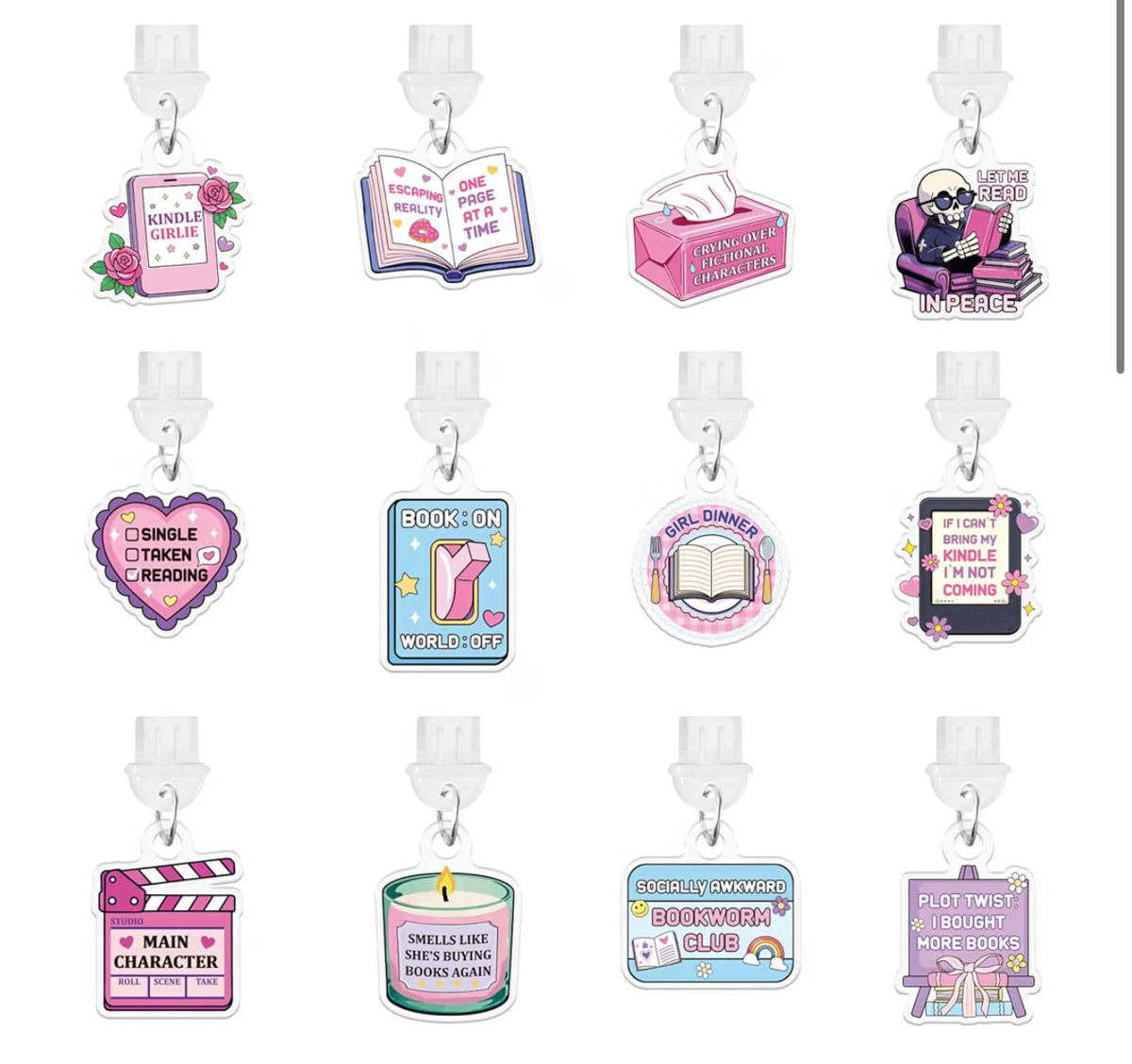 Proud Bookworm - Dust Plugs / Charms