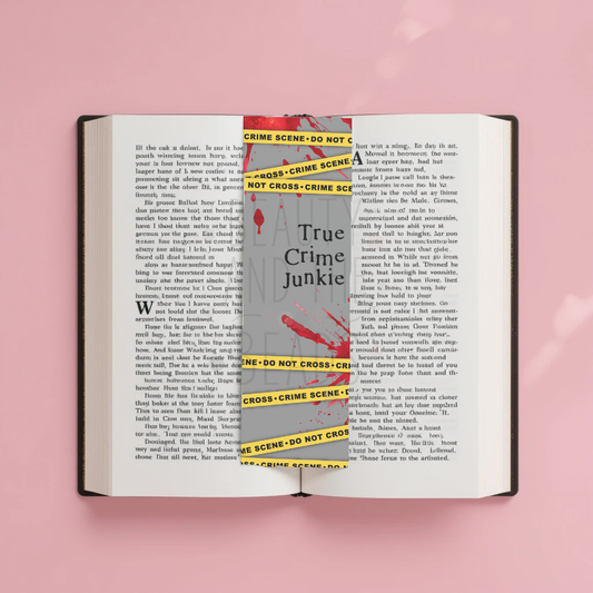 True Crime Junkie - Bookmark
