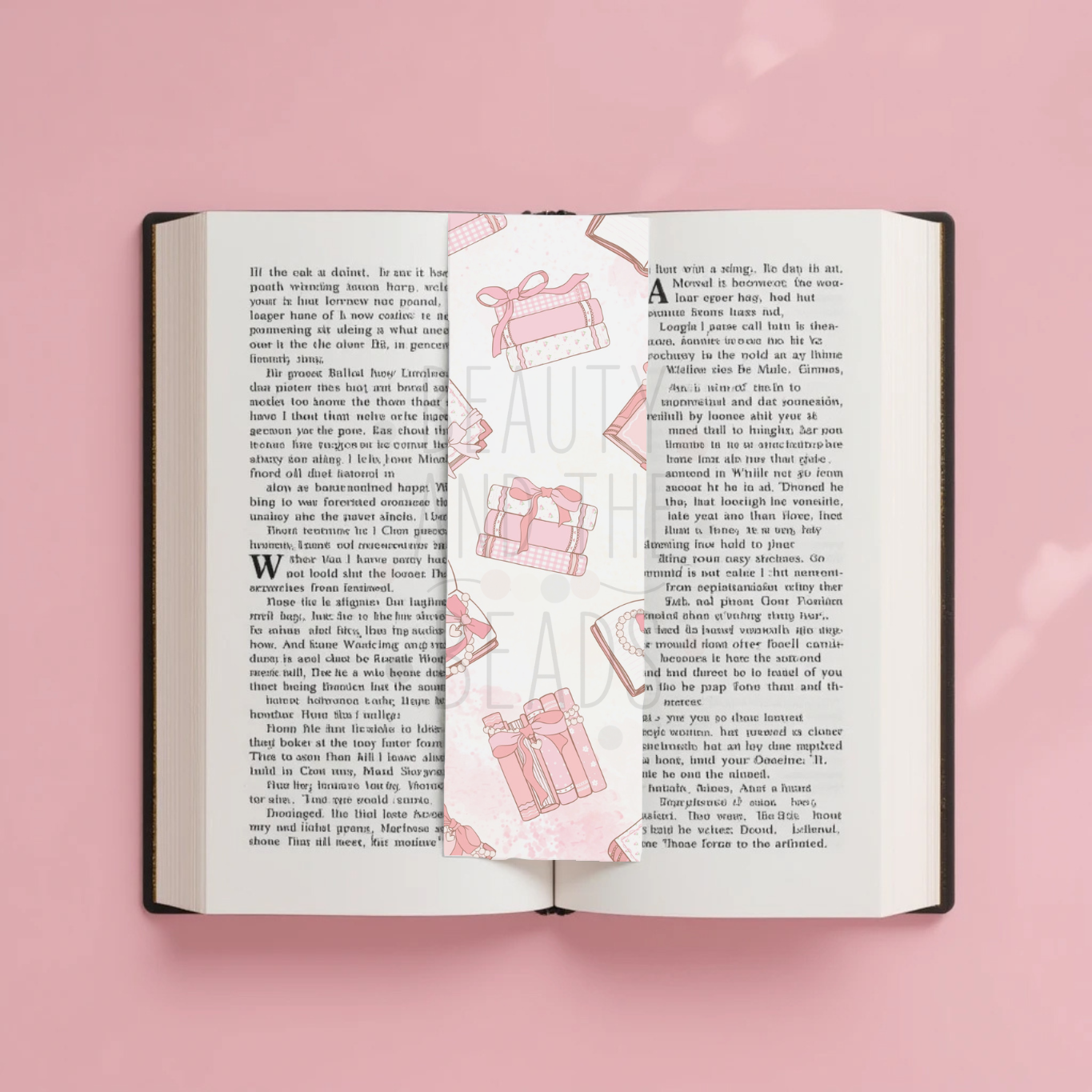 Pink Bow Books - Bookmark