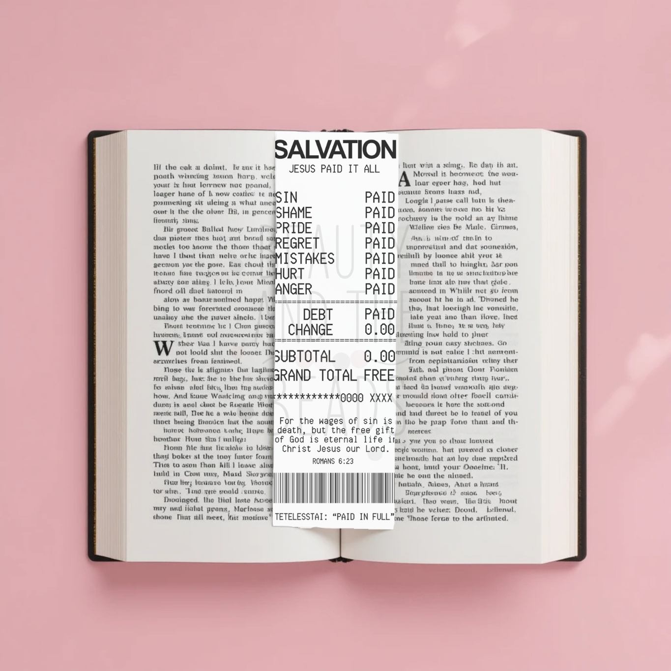 Salvation Paid - Bookmark