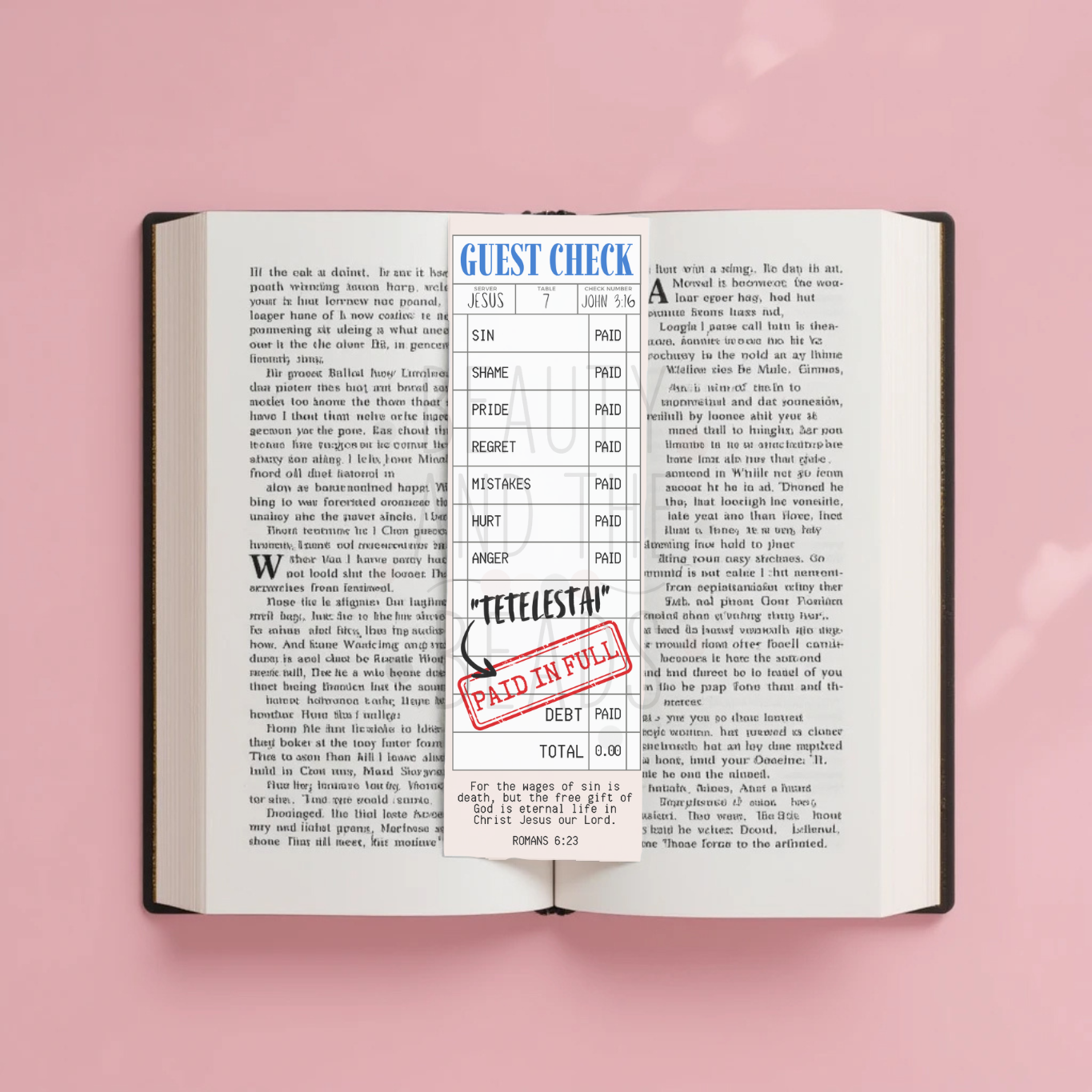 Paid In Full - Bookmark