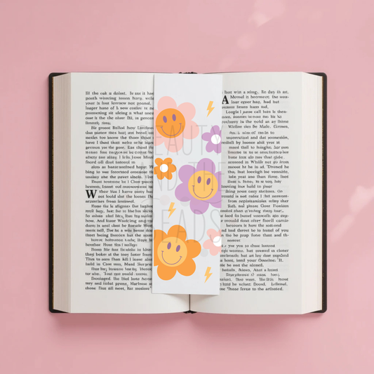 Smiley Flowers - Bookmark