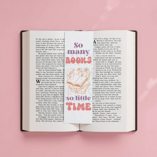 So Many Books - Bookmark