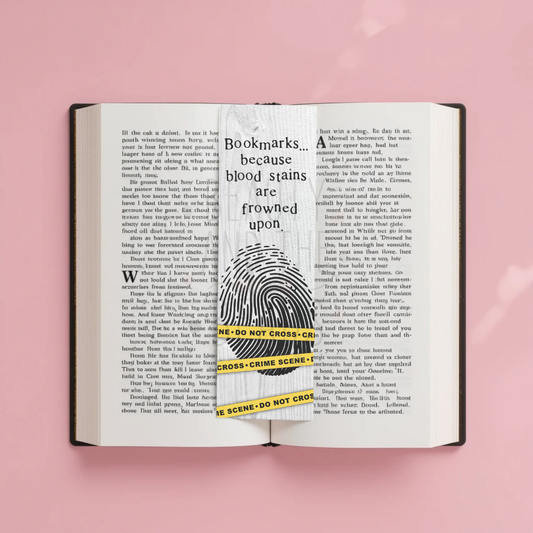 Blood Strains Are Frowned Upon - Bookmark