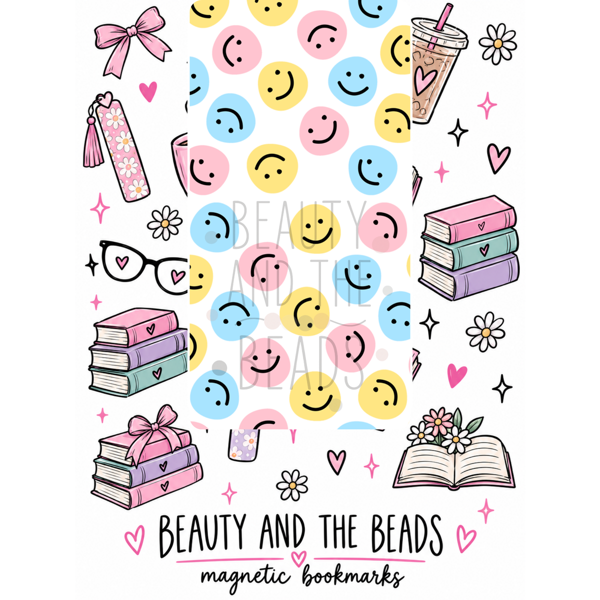 Smileys - Magnetic Bookmark