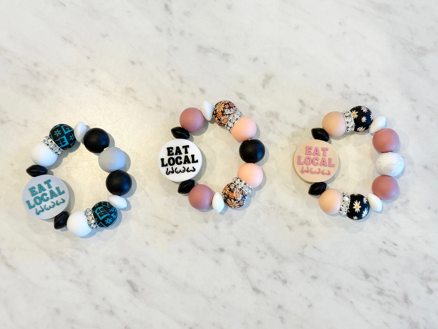 Eat Local - Cup Charm