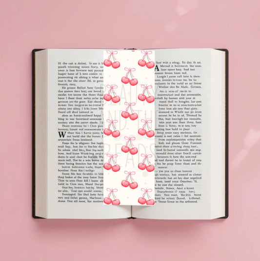 Bow Top Cherries - Bookmark