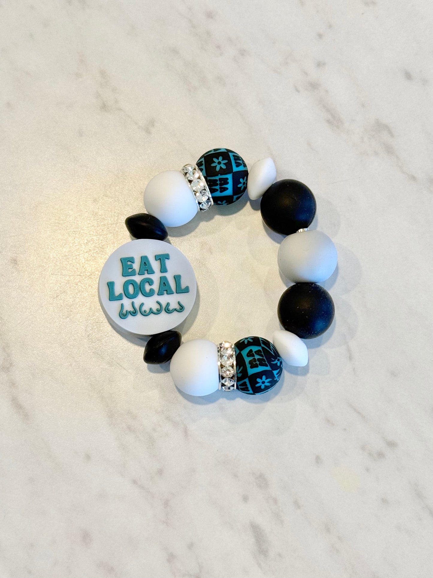 Eat Local - Cup Charm