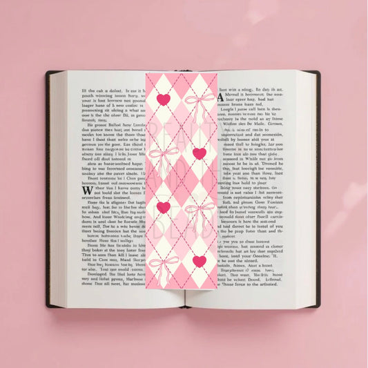 Diamond Lattice Bows - Bookmark