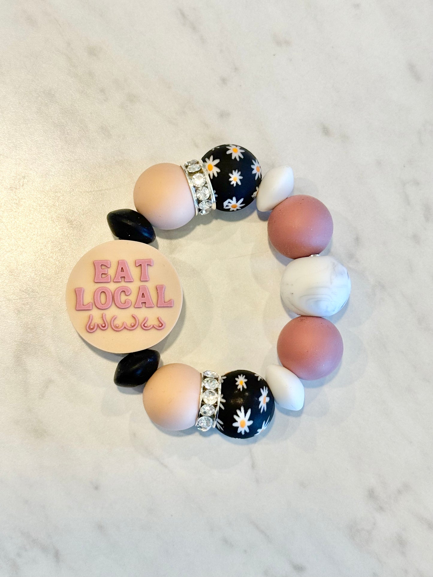 Eat Local - Cup Charm