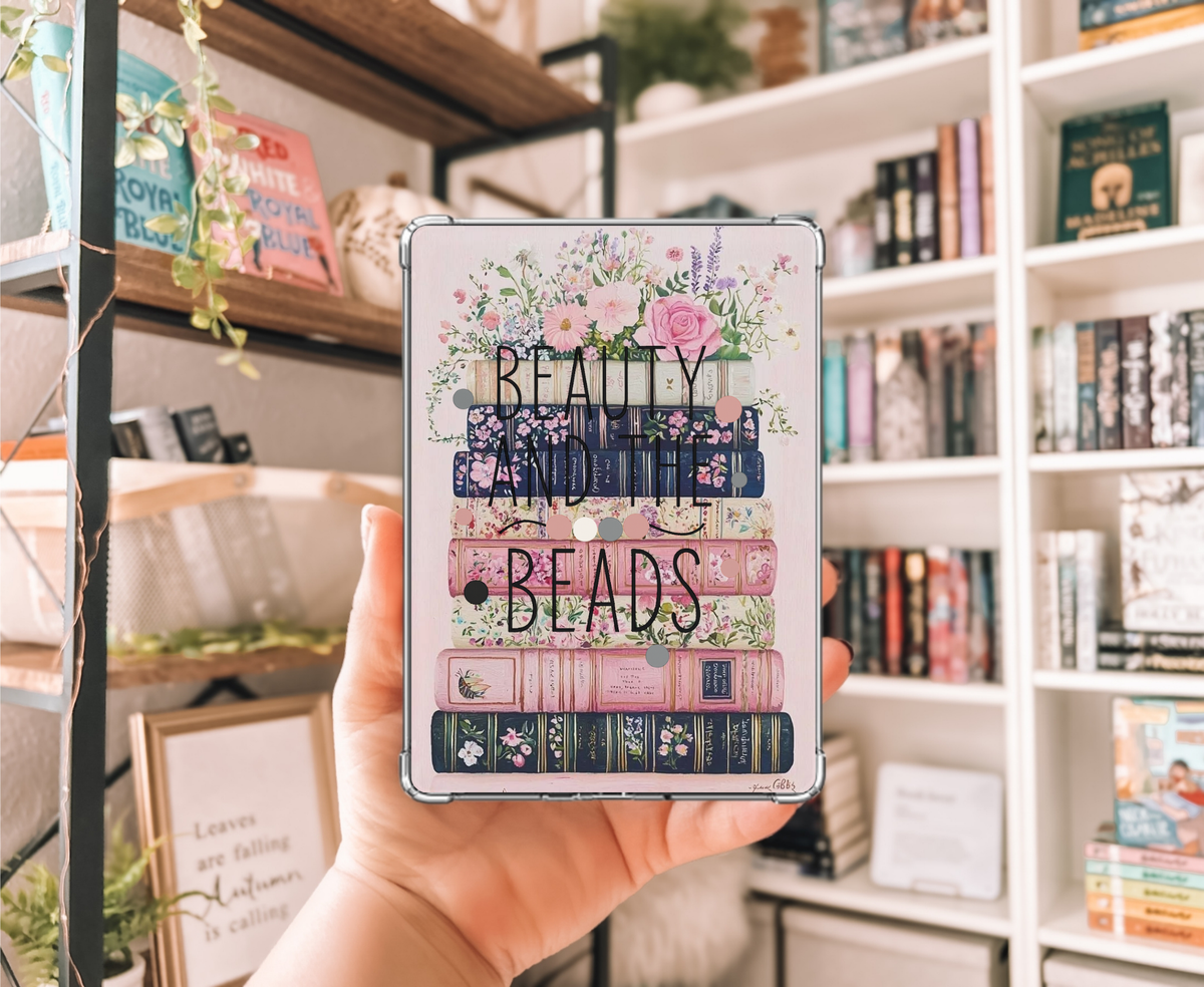 Floral Book Stack - Insert