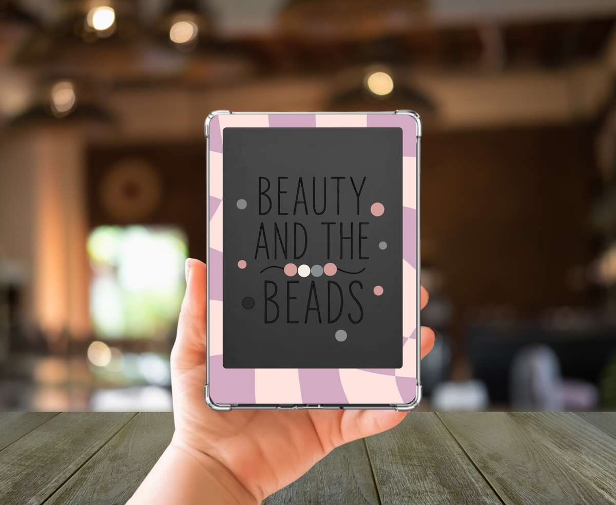 Wavy Checkerboard - Kindle Skin