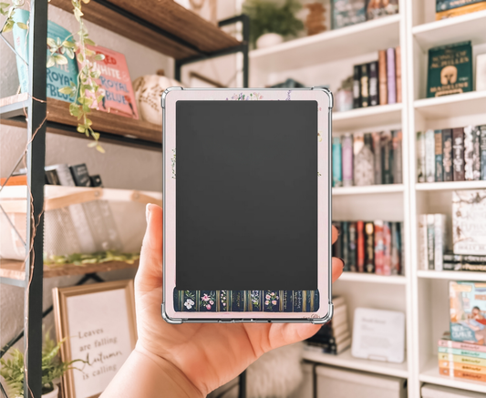 Floral Book Stack - Kindle Skin